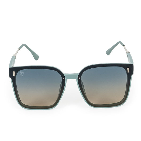 Matte Green Full Frame Square Sheet Sunglass UV Protected & Polarized