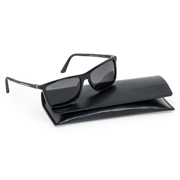 Black Rectangle Full Frame Sheet Sunglass UV Protected & Polarized